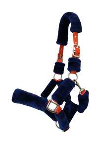 High Quality Mink Nylon Horse <b>Halter</b> Full Coverage with Iron Chrome Heavy Hardware All Colours Best Price - Product Image 2