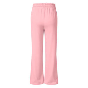 Pantalones Jogger Acampanados para Mujer al por Mayor, 100% Algodón, Transpirables, Suaves, Holgados, de Pierna Recta y Ancha, Pantalones Deportivos en Venta - Product Image 3