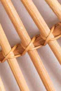 Vietrustic Vietnam Fuente Accesorios de pared Bambú Ratán Espejo Sala de estar Decoración - Product Image 5