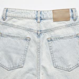 Nouveau design, jean baggy pour femme, pantalon en denim de couleur personnalisée, style streetwear, coupe ample décontractée, jambe large, vêtements de mode - Product Image 5