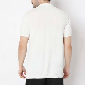 Polos con cremallera para hombre, camisetas polo de punto acanalado de manga corta, camisetas de golf informales a la moda, precios de fabricación al por mayor - Product Image 6