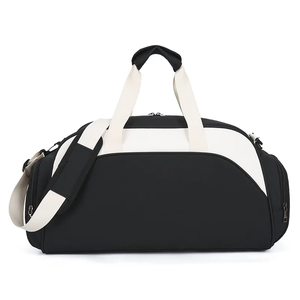 Bolsa de viaje de gimnasio deportivo con logotipo personalizado impermeable de alta calidad con compartimento para zapatos y gran capacidad - Product Image 3