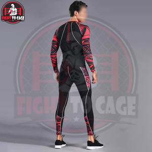 Ensemble de 2 pièces anti-UV pour homme, nouvelle collection, extensible dans 4 directions, antibactérien, imprimé, confortable, séchage rapide, en Spandex/Nylon, haute résistance - Product Image 5