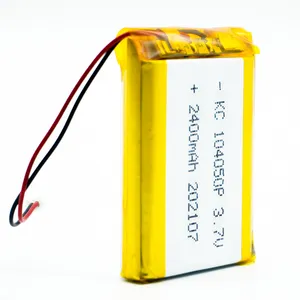 KAMCY 104050 3.7v 2400mAh bateria lipo celular Pack polímero com preço favorável