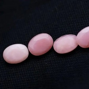 3มม. 4มม. 5มม. โอปอลสีชมพูธรรมชาติตัดรูปไข่อัญมณีหลวมเทียบราคาโรงงานอัญมณีกึ่งมีค่าเครื่องประดับทำร้านค้าออนไลน์ - Product Image 1