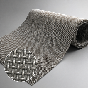 Malla de Acero Galvanizado Ondulado de Tejido Plano para Filtrado de Grava y Arena - Product Image 2