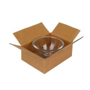 Compact Portable Brown Waterproof 3 Ply Corrugated Board <b>Shipping</b> <b>Boxes</b> 5x4x2.5 Universal Size Made Exhibition Supermarket - Product Image 3