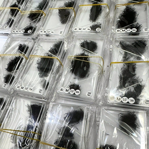Haute qualité M curl fait à la main 6D 8D 1000 ventilateurs Extensions de cils préfabriqués en vrac avec ventilateurs à tige courte à longue tige ventilateurs de Volume - Product Image 1