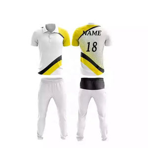 Cricket Jersey impresión al por mayor Cricket uniformes para la venta transpirable entrenamiento ropa deportiva nuevo personalizado Cricket uniforme - Product Image 4