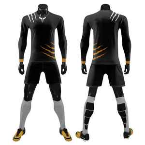 Ensemble de maillots de football à manches longues pour hommes, séchage rapide et respirant, uniformes de football pour adultes, PCS-R-193 - Product Image 6