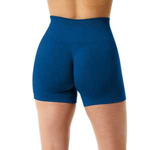 <b>Women's</b> High Elastic <b>Yoga</b> <b>Shorts</b> Quick-Drying and Hip-Lifting Gym Running Fitness Pants with Belt Decoration High Quality - Product Image 4