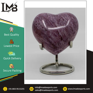 Urnas de cremación de corazón de aluminio de estilo americano de la mejor calidad/suministros funerarios urnas para cenizas conmemorativas 2024 - Product Image 2