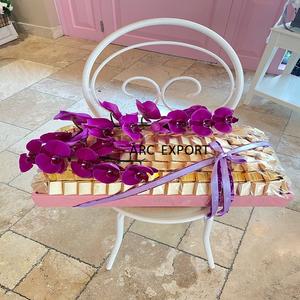 Cristales colgantes negros con estilo de madera Nueva bandeja decorativa al por mayor Nueva bandeja de chocolate elegante Accesorios para hoteles y restaurantes - Product Image 3