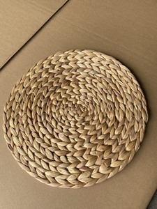 Customized Packaging Export Handmade Natural Water Hyacinth <b>Round</b> <b>Placemat</b> From Direct Exporter - Product Image 4