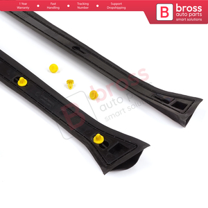 BDP1445 cubierta de goma del pilar del Panel del cuerpo central exterior izquierdo y derecho para Vauxhall Astra H A04 2004-2014 4/5 Door Bross Auto Parts - Product Image 2