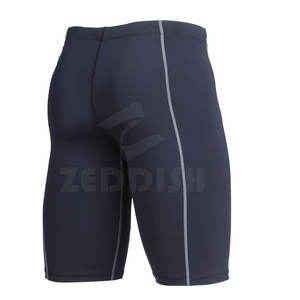 2025 <b>Men's</b> High Quality Mid Waist Running Compression Gym <b>Shorts</b> Solid Sporty Design with Elastic Waist Closure - Product Image 4