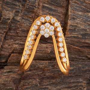 Bague de doigt en acier inoxydable argenté, style vintage et tendance, avec grappe de pierres incrustées, pour mariage, style éternité 158911 - Product Image 1