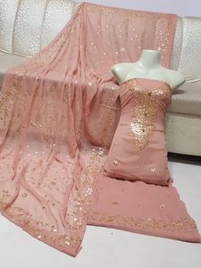 Elegante Traje de Fiesta Salwar Kameez de Acrílico con Bordado Tradicional Gota y Brillo Sutil, Marca Goodshopping - Product Image 5