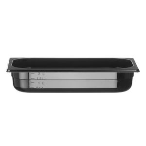Contenitore Gastronorm 1/3 HENDI GN 25L Nero per Conservazione Alimenti 325x176x(H)65mm - Product Image 1