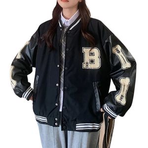 Veste d'Hiver Hip Hop Décontractée pour Hommes, Patch de Baseball Vintage avec Broderie de Lettres, Grande Taille, Col Montant en Toile, Fourniture ODM - Product Image 2