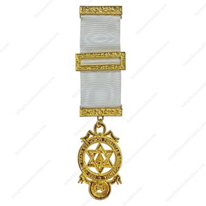 JOYA MASÓNICA DE COMPAÑERO DE ARCO REAL-JOYA MASÓNICA DE Pecho DE ARCO REAL-JOYA MASÓNICA - Product Image 1