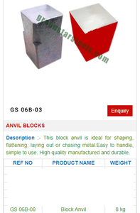 Steel and Stainless Steel Anvil Blocks for Jewelry Making <b>Engraving</b> & Polishing <b>Tools</b> & Equipment - Product Image 2