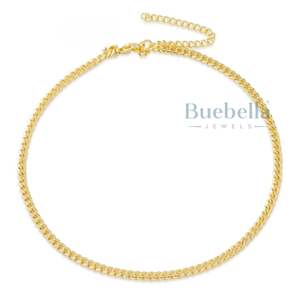 Venta caliente 925 Plata y 14K chapado en oro 3mm de ancho VVS moissanite collar estilo Hip Hop cadena cubana joyería de moissanita Premium - Product Image 1