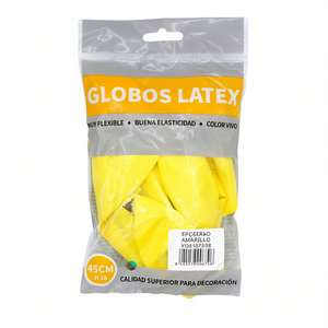 Decotex Latex <b>Balloons</b> 45Cm <b>Yellow</b> R18 Party Decoration - Product Image 2