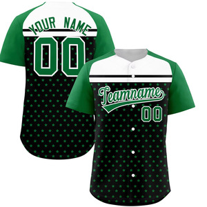 Maillot de baseball personnalisable pour homme Sublimation vierge boutonné Hip Hop Trendy Sportswear Maillot de baseball respirant - Product Image 6