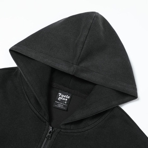 <b>Spring</b> New Men's American Street Style Hoodies Washed <b>Cardigan</b> Zipper Loose Fit Knitted Sweatshirt for Autumn Customizable - Product Image 3