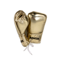 Gants de boxe OEM Autograph en cuir PU à lacets, gants d'exposition avec rembourrage doux au meilleur prix