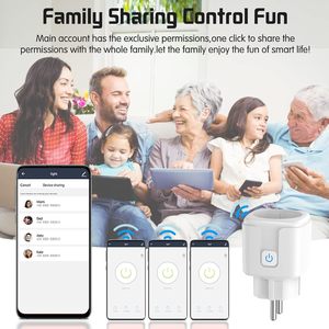 Enchufe Inteligente WiFi con Control por Voz Alexa, Diseño Moderno, Control por Aplicación para Uso Doméstico - Product Image 5