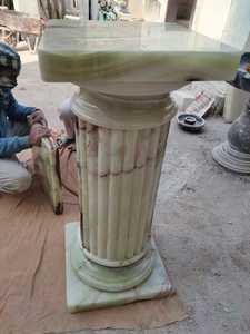 เสาหินออนิกซ์แกะสลักด้วยมือจากปากีสถาน เสาหินอ่อนสวยงามราคาถูก เสาและแท่นหินออนิกซ์ - Product Image 5