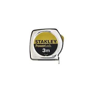 Ruban à mesurer Stanley Powerlock avec boîtier métallique 3m x 12,7 mm, lot de 12 - Product Image 1