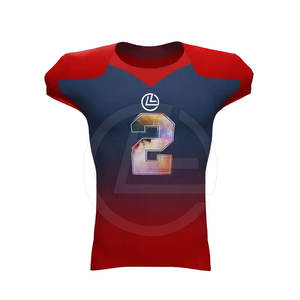 Jersey de fútbol americano Premium con material antidesgarro para uniforme de fútbol de aparejos personalizados de seguridad - Product Image 2