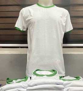 Tops d'été Hommes Femmes T-Shirt unisexe Printemps Chemises à manches courtes Regulars Fit Ringer T Shirts Men's Workout Ringer T Shirt - Product Image 1