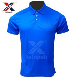 Polo de hombre bordado de algodón y poliéster de punto, camisetas deportivas de diseño personalizado, precio directo al por mayor - Product Image 1