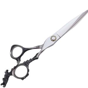 Profesional mano izquierda mano derecha corte de pelo fino peluquero tijera color adelgazamiento tijeras venta al por mayor tijeras de barba - Product Image 4