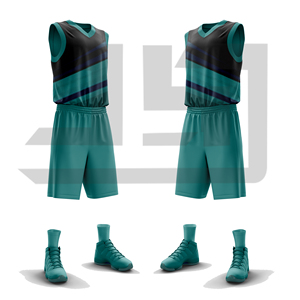 Tenue de basketball personnalisée, maillot et short de sport entièrement sublimés, légers et confortables, pour toutes les saisons - Product Image 6