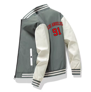 2025 nouveaux hommes décontracté veste à glissière pilote veste à la mode Baseball veste rue vêtements de sport grande taille - Product Image 4