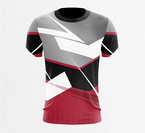 T-shirt pour hommes Chemises de tir Boutons en maille sublimés Zip Chemises de tir à l'arc unisexes Chemises de tir légères - Product Image 1