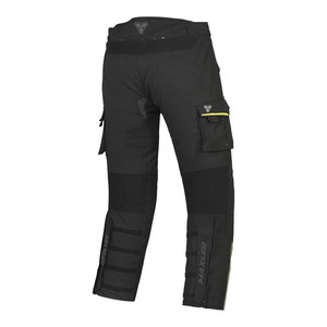 Pantalones textiles para motociclistas enfocados en la comodidad práctica de conducción y con protección de rodilla de nivel CE 1. - Product Image 4