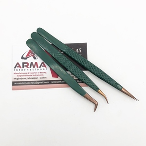 แหนบคีบขนตาสแตนเลส65องศาสีโรสโกลด์แบบแยกโลโก้ได้ออกแบบได้อย่างยั่งยืน - Product Image 6