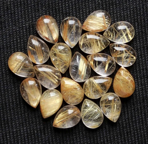 อัญมณีทรงลูกแพร์มรกตสีเขียวธรรมชาติทรงหลังเบี้ยที่เรียบสำหรับทำเครื่องประดับในขนาดต่างๆสร้างการออกแบบที่น่าทึ่งอัญมณีหินวันเกิด - Product Image 4