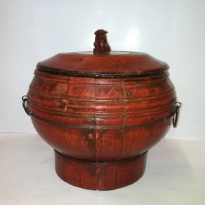 Best Seller Old Style Wooden Spice/Sugar Canister - Product Image 3