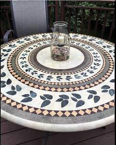 Tuiles de table scintillantes géométriques élégantes de style Art Déco, faites à la main, écologiques, pour une décoration contemporaine élégante de Diwali, vente en gros - Product Image 6