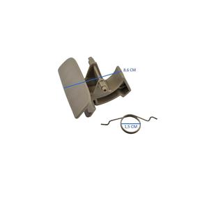 Loquet de boîte à gants à ressort pour Renault Fluence, Megane 3 - beige - Product Image 6
