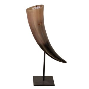 ฮอร์นดื่มไวกิ้งทำด้วยมือธรรมชาติเบียร์ไวน์วอดก้าของขวัญภาชนะที่ได้รับแรงบันดาลใจจากยุคกลางสำหรับบาร์ในโอกาสวันคริสต์มาส - Product Image 1