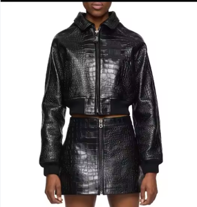 Nouvel ensemble 2 pièces en coton 100% décontracté uni noir respirant taille haute coupe ample mini-jupe pour femme bureau club sexy - Product Image 1