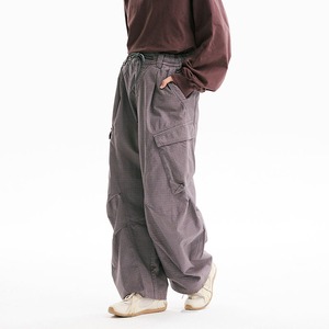 100% Cotton Garment Dyed <b>Men's</b> Casual Pants High Quality Street Multi-Flap Pocket <b>Loose</b> Cargo Pants Camouflage Printing <b>Trousers</b> - Product Image 4